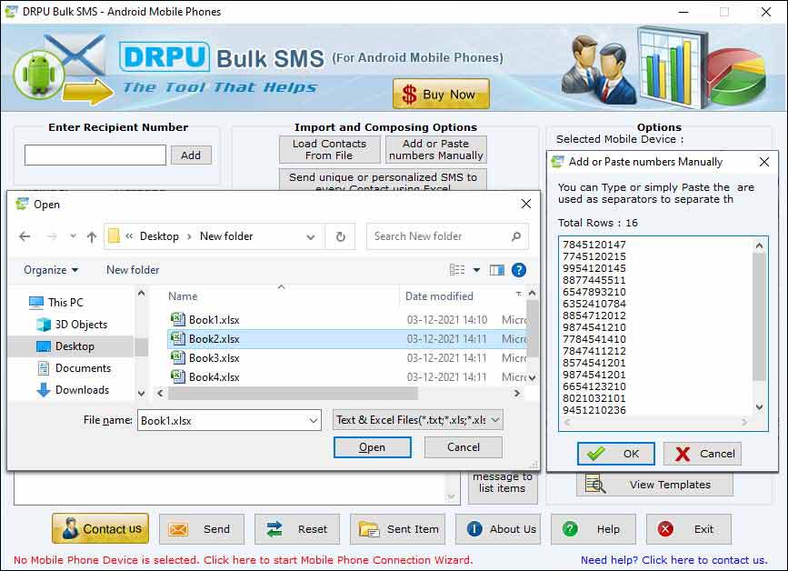 Windows 7 Android Bulk SMS 8.0.2.1 full