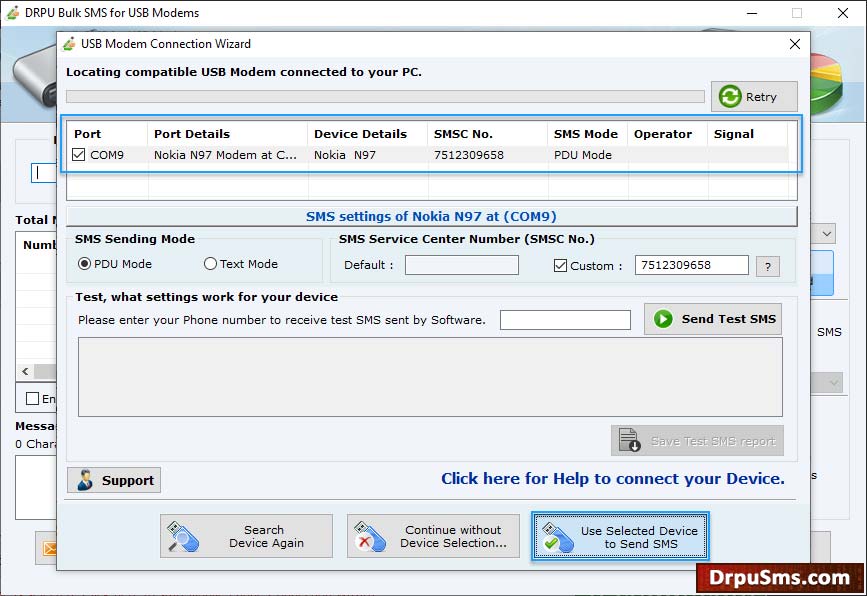 Connected device setting Connected device setting